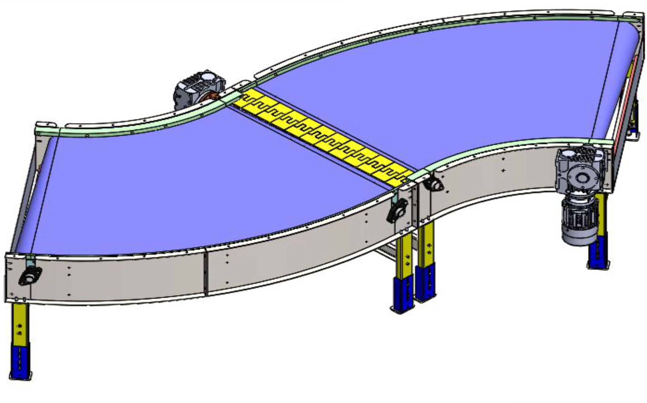 Modular Curve Conveyor